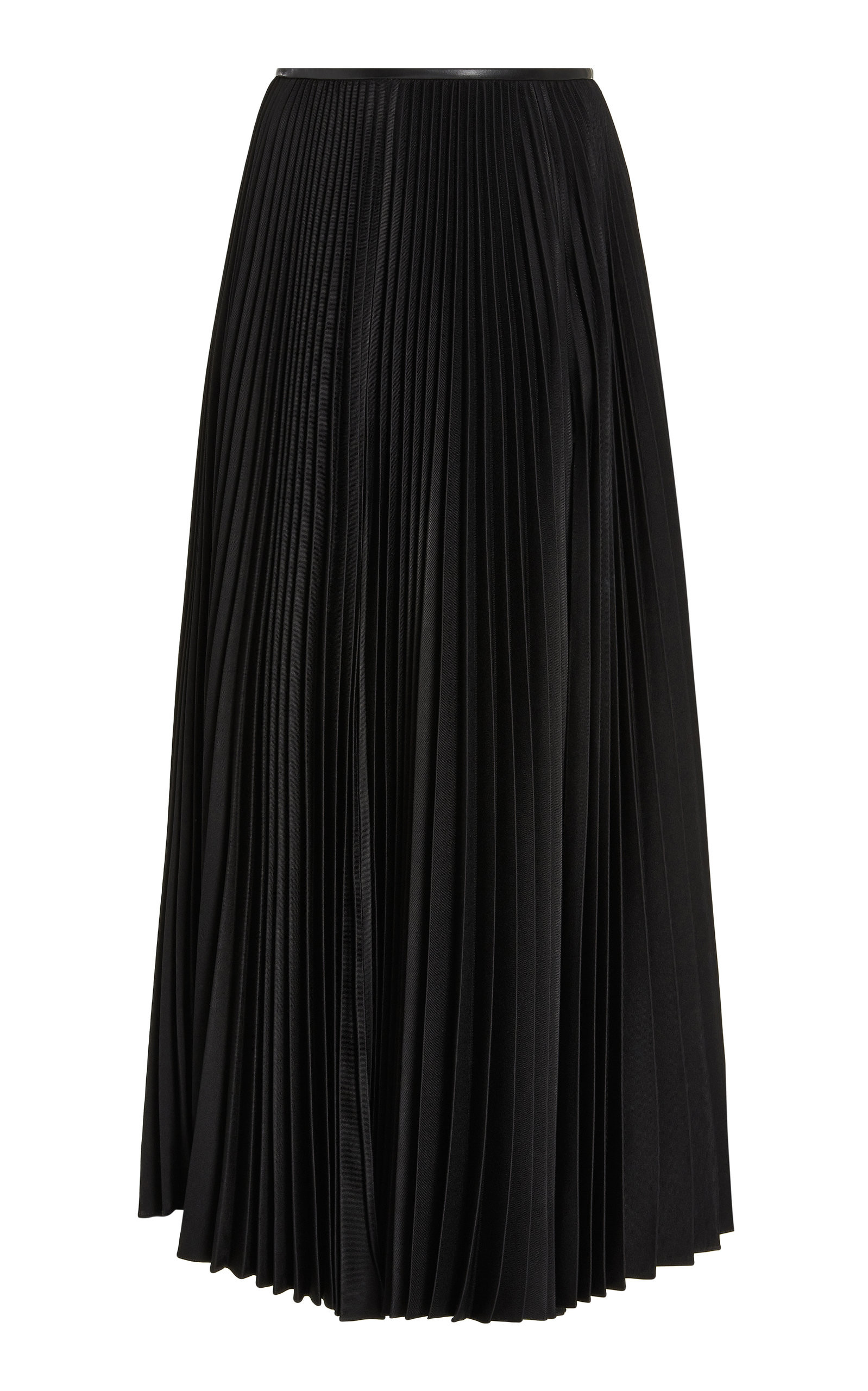 Squid Pleated Satin Midi Skirt | Moda Operandi (Global)