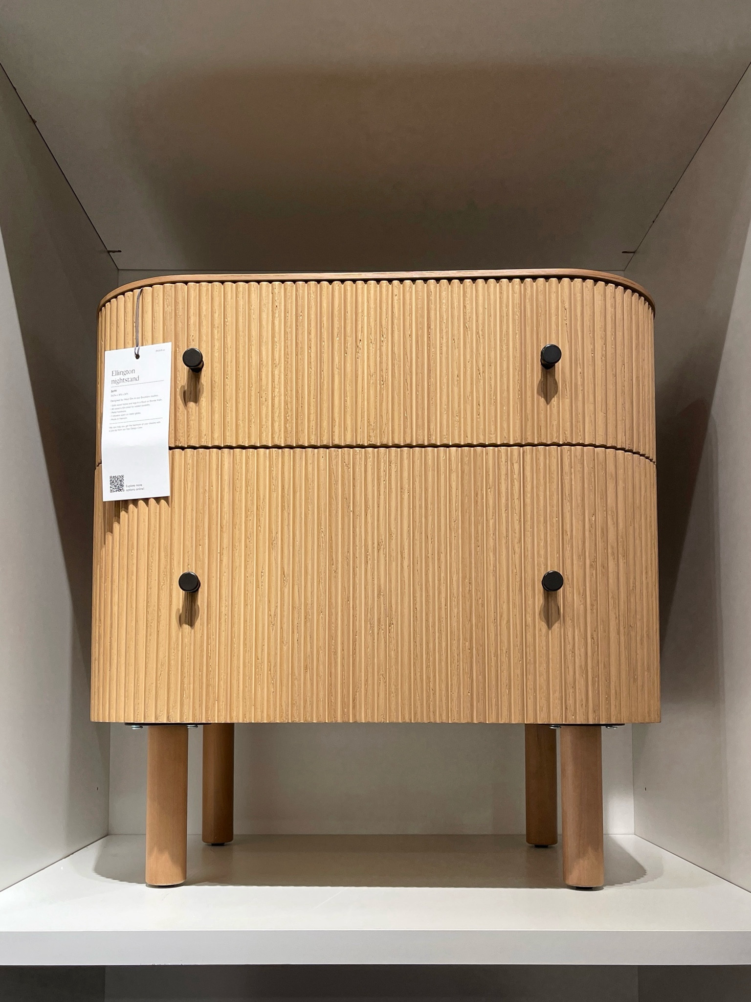 The Ellington Nightstand at West Elm! Fluted design with solid wood frame and dark finishes. Warm honey /  tuscany color! Cozy addition to any bedroom! ☺️

#LTKhome