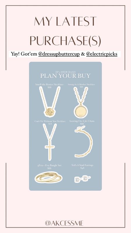Excited to have the opportunity to snag the cross necklace and bangles! Can’t wait to layer and style’em! Perfect Mother’s Day gift, too! #AKCESSME #electricpicks #jewels #under200 

#LTKGiftGuide #LTKstyletip