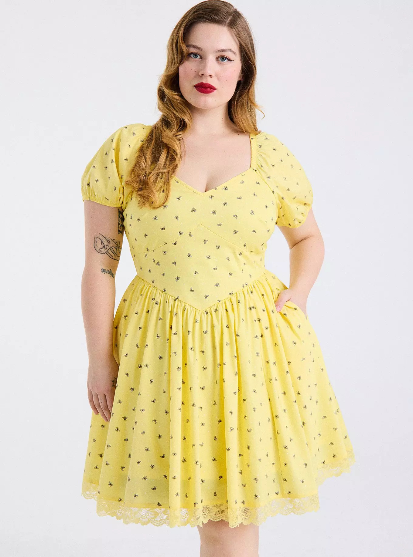 Retro Chic Puff Sleeve Mini Dress | Torrid (US & Canada)