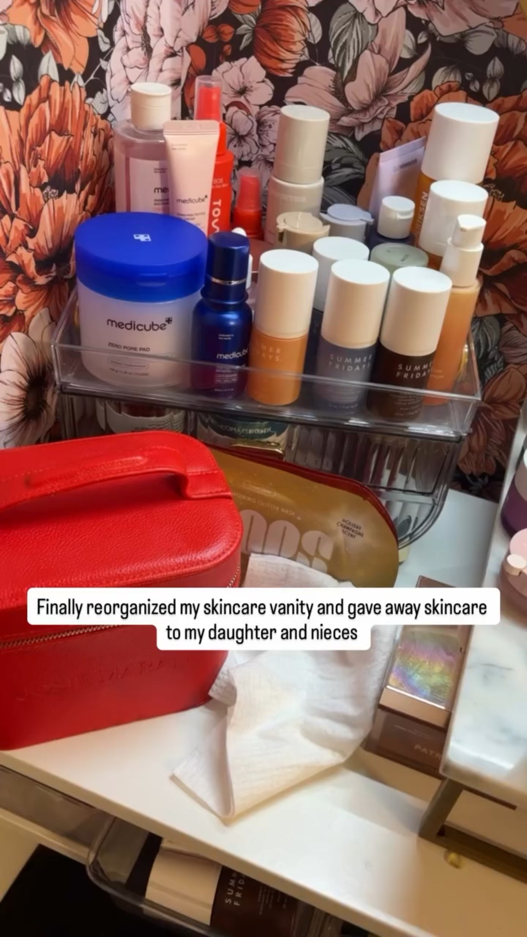 Finally reorganized my skincare vanity and gave away skincare to my daughter and nieces

#LTKselfcare #LTKGiftGuide #LTKBeauty