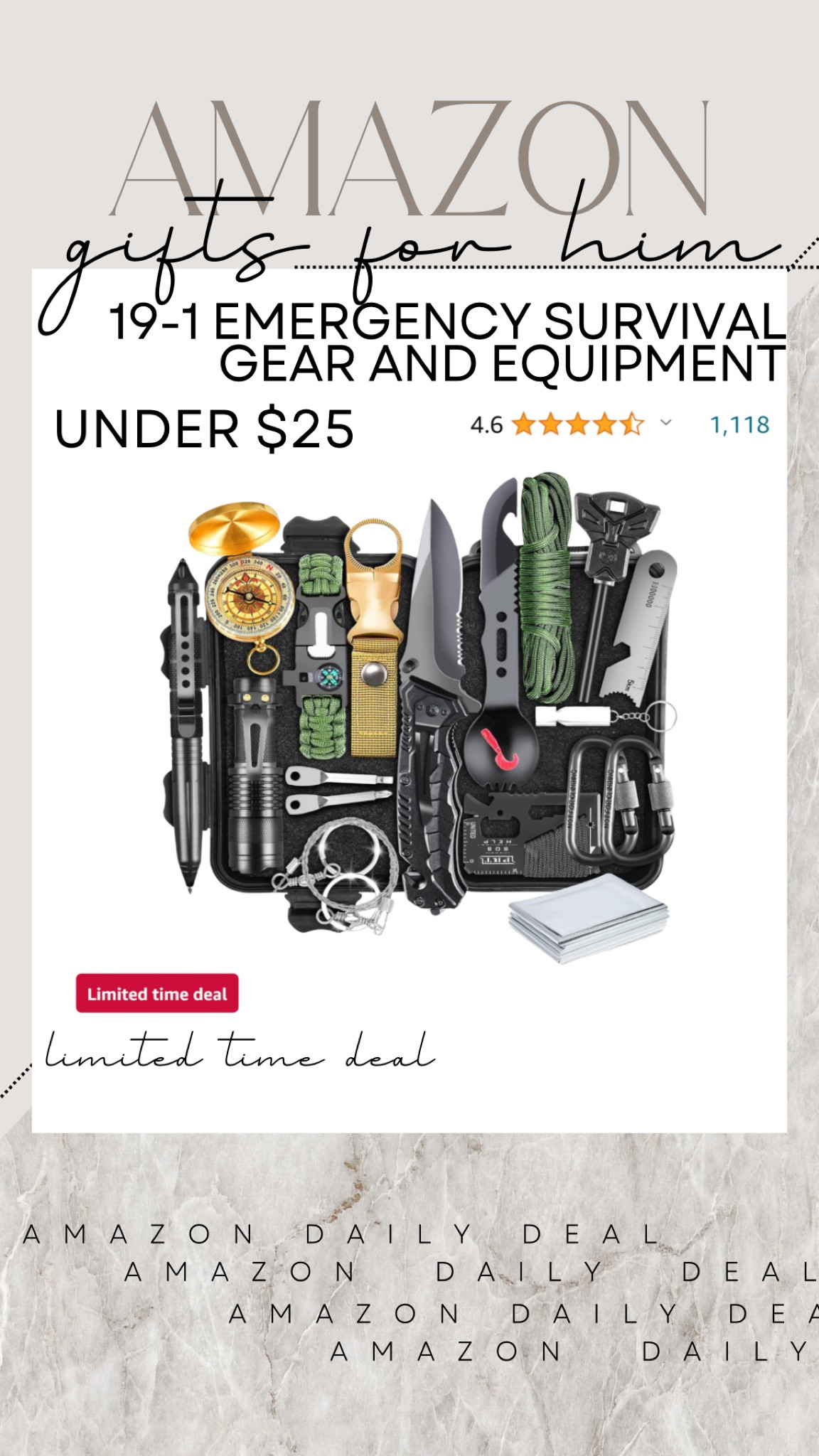FATHER’S DAY is sometimes hard to shop for but here is a great idea for any dad! There is nothing better than being prepared for anything and this kit will help him with that!

#LTKGiftGuide #LTKSaleAlert #LTKFindsUnder50