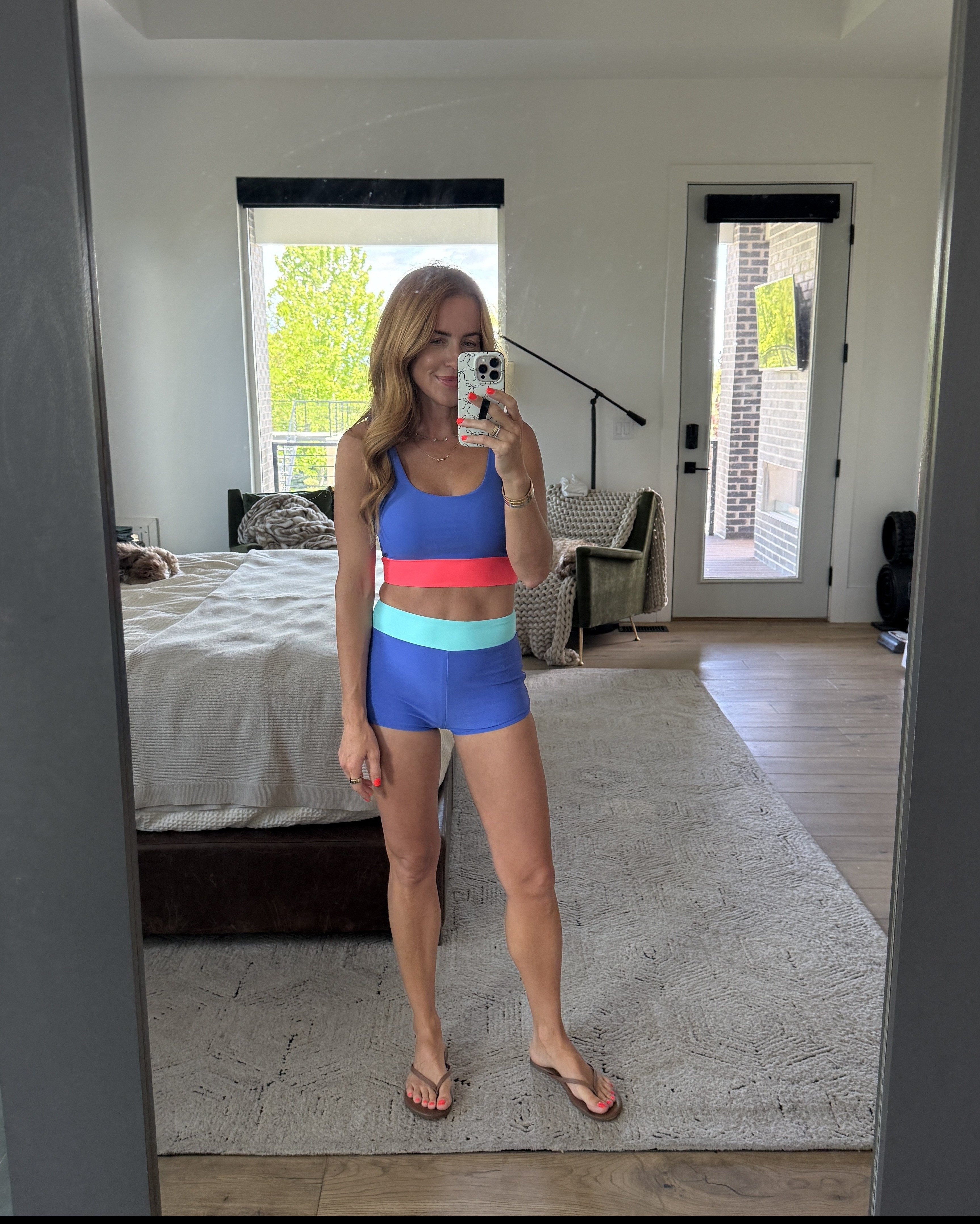 Loving the new line @pinkdesert. These shorts and the color blocking details are so fun. I'm in the small! 

 #LTKSummerEdit