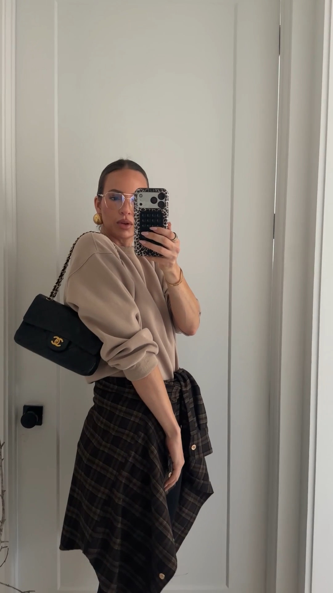 Wearing a medium in the Amazon sweatshirt. A small in the stirrup pants. A large in the flannel 



#LTKdayinmylife #LTKmomlife #LTKootd