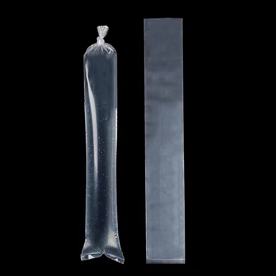Long Plastic Sleeves 8x40 Inch 50 Pack Poster Poly Bags, 2 Mil Clear Flat Open Blueprint Storage ... | Amazon (US)