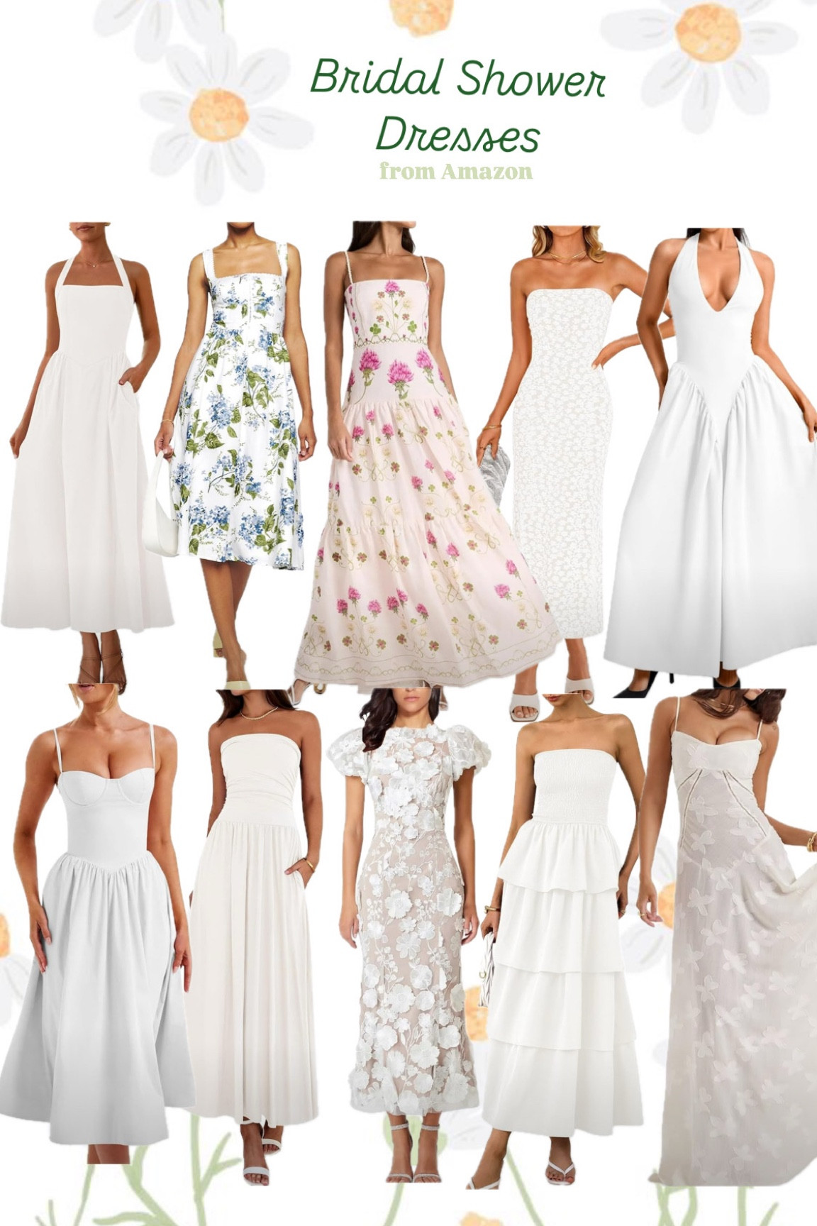 BRIDAL SHOWER 💍 Bridal shower, bridal shower dress, bridal shower dresses, bridal shower inspo, bridal shower inspiration, bridal wardrobe, white dress, white dresses, engagement pictures, formal white dress, formal white dresses, bride, bride to be, 2025 bride, 2025 brides, engagement look, engagement looks, wedding dress, wedding dresses, engagement party, bridesmaid luncheon, bachelorette, rehearsal dinner, reception, after party, 

#LTKWedding #LTKFindsUnder100