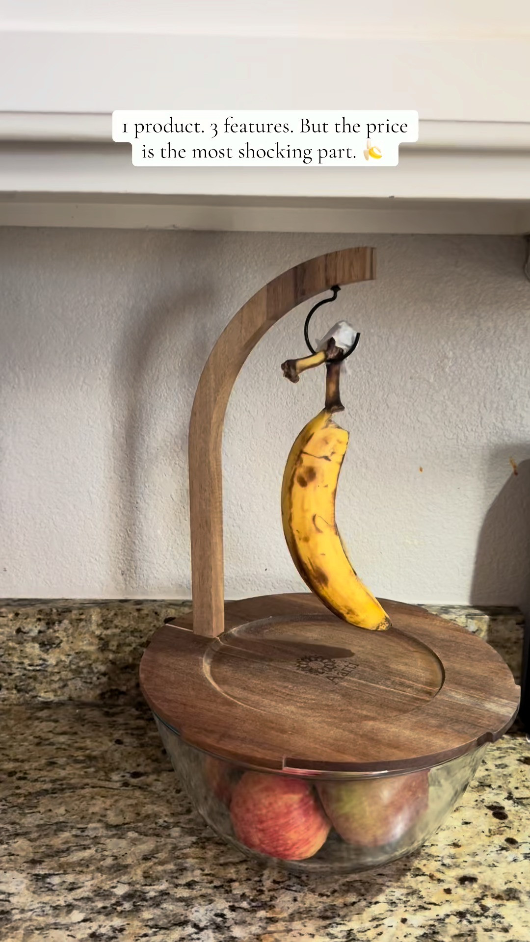 A fruit bowl that can sit on the counter and still look cute? I’m sold. The glass bowl and wood lid give your kitchen a fresh touch while keeping your fruit in one spot. 

 #LTKfoodie #LTKHome #LTKSaleAlert