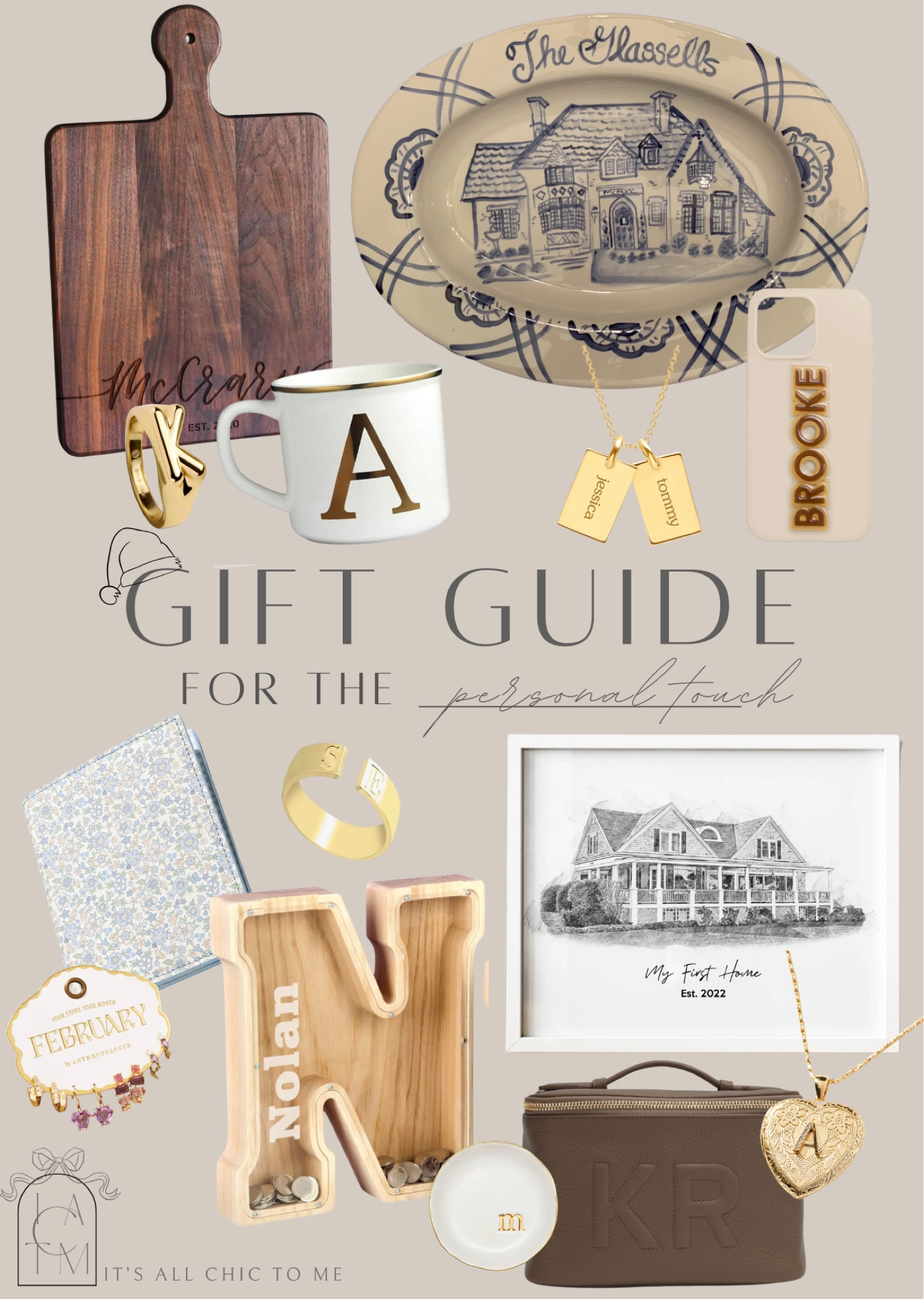 Make it personal 🎁! These chic gifts will add a touch of you in every gift! 

#LTKSeasonal #LTKOver40 #LTKHoliday