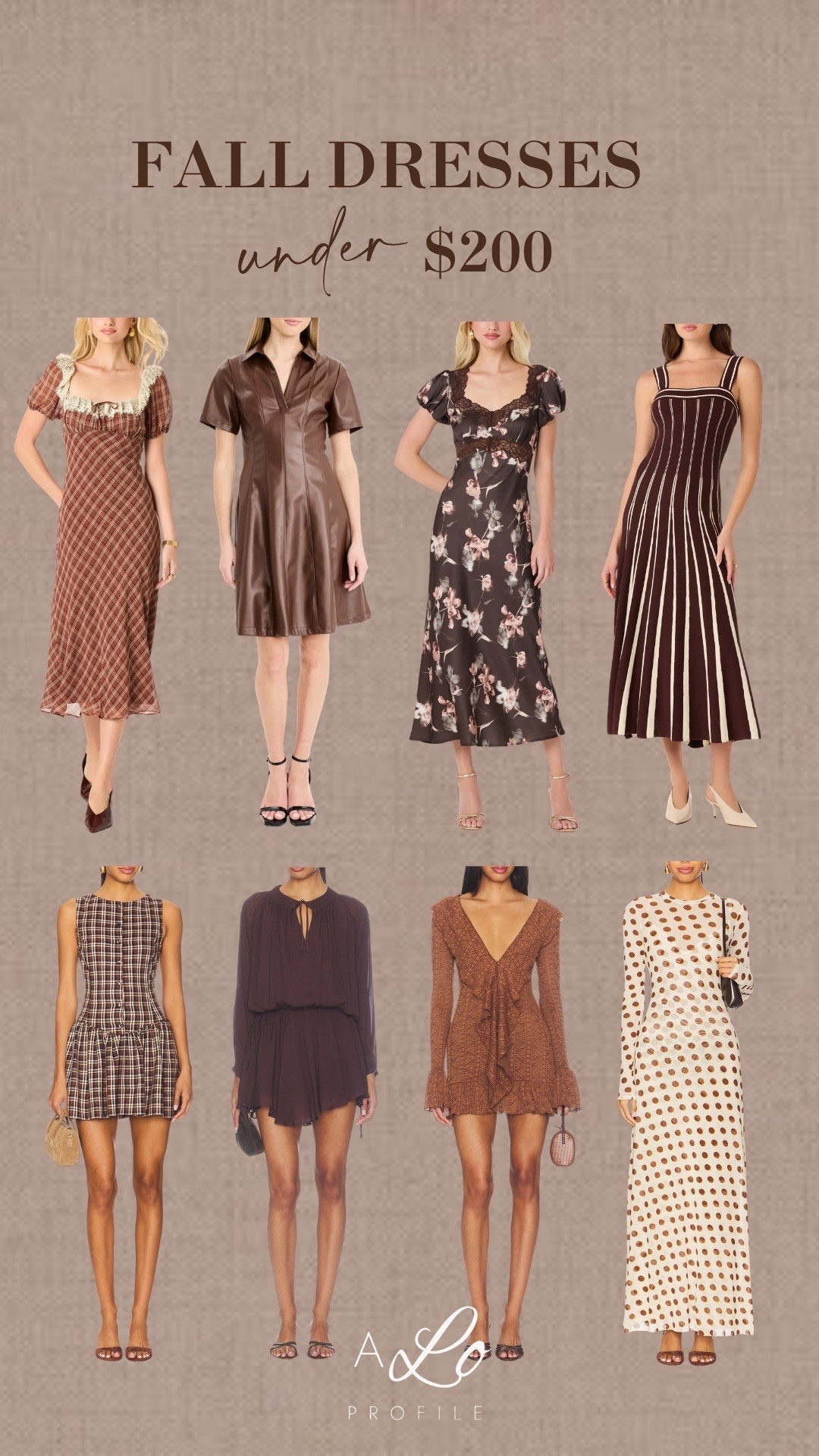 Fall Dresses Under $200 // fall outfit, fall fashion, fall style, fall transition, transitional fall outfit, fall collection, fall outfit ideas, fall inspo, fall wardrobe, outfits for fall