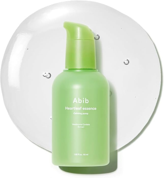 Abib Heartleaf Essence Calming Pump 1.69 fl oz / 50ml I Essence for Face, Soothing, Hydrating | Amazon (US)
