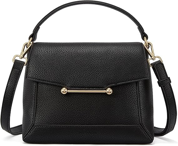 BOSTANTEN Small Crossbody Bags for Women Trendy Top Handle Shoulder Purse Vegan Leather Handbags ... | Amazon (US)