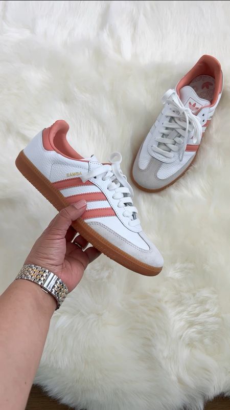 Found these Adidas Samba OG Shoes in this color combo back in stock in lots of sizes! Sizing is different so make sure you size down. I normally wear a women’s size 7.5 or 8 depending on the brand and I wear these sambas in a size 7.

Adidas sambas, adidas samba sneakers, sambas, white sneakers, casual shoes, casual sneakers, fashion sneakers, walking shoes, shoes for Europe, Europe sneakers, neutral sneakers, winter shoes, winter sneakers

#LTKtravel #LTKshoecrush #LTKfindsunder100