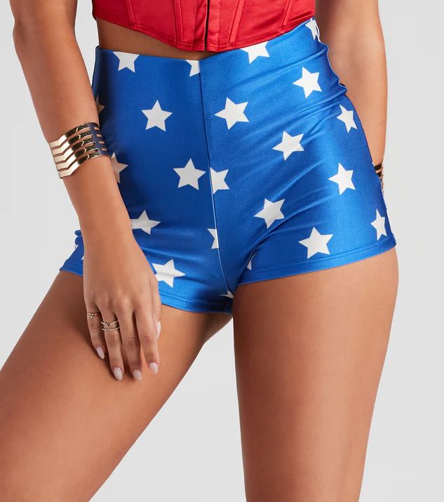 Lady Justice Star Print Shorts | Windsor Stores