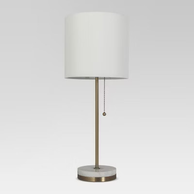 Hayes Marble Base Stick Lamp Brass - Project 62™ | Target