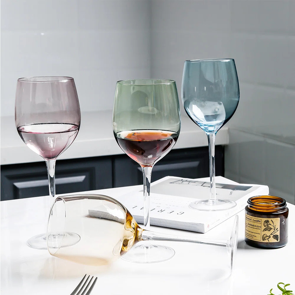 Latitude Run® Balchand 4-Piece 16 oz. All Purpose Wine Glass & Reviews | Wayfair | Wayfair North America