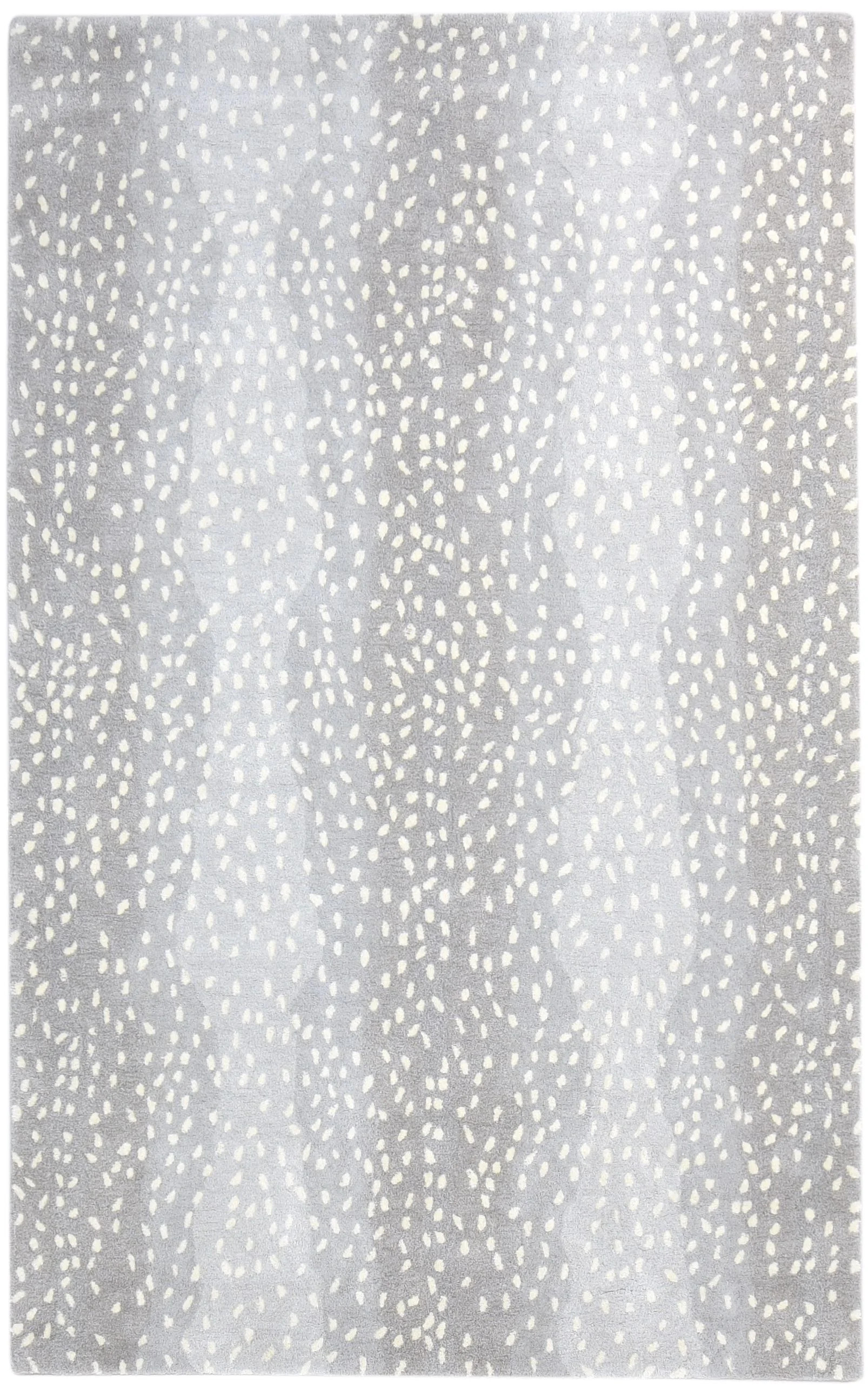 Grey Wool Rug 5' X 8' Modern Hand Tufted American Antelope Room Size Carpet | Walmart (US)