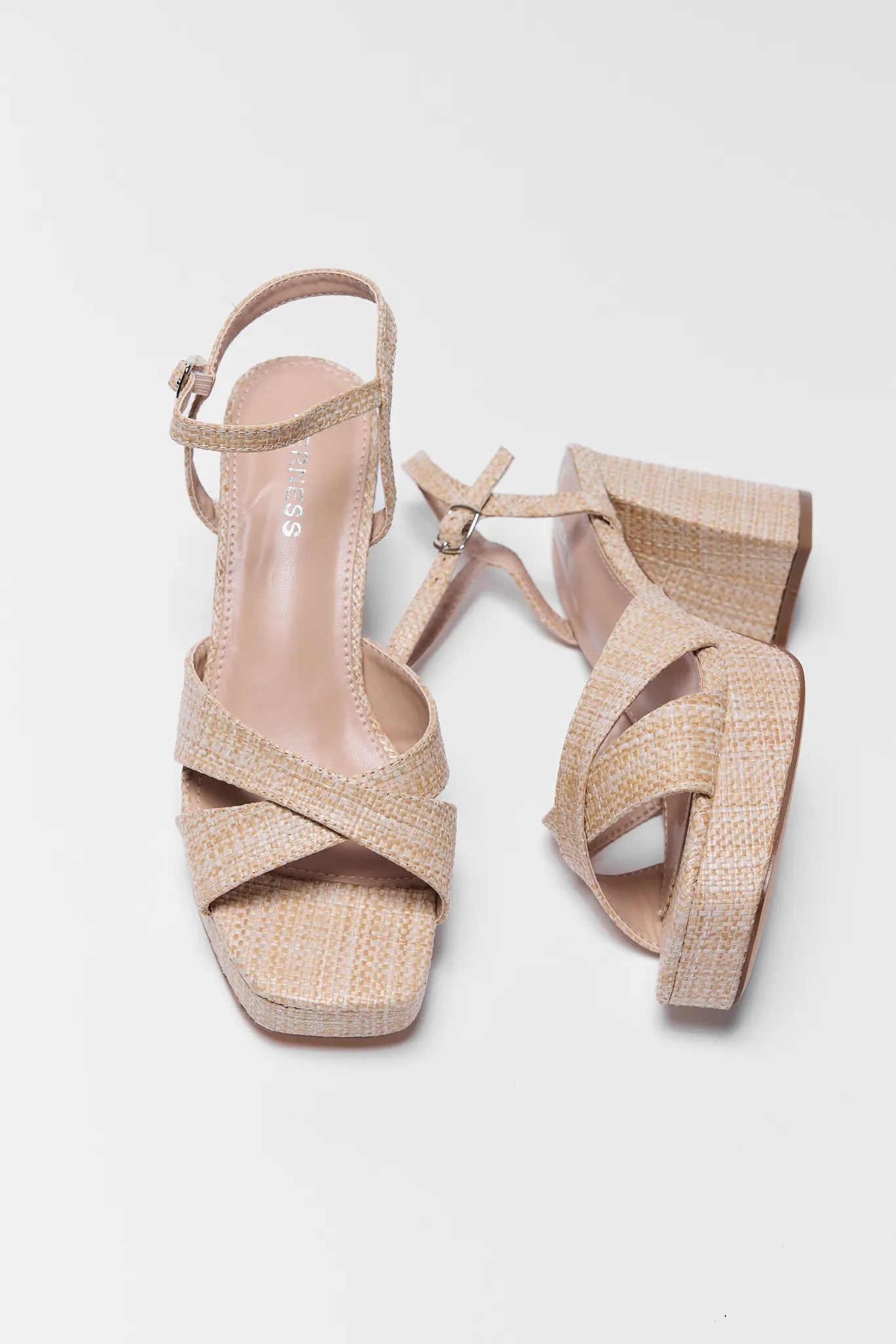 Guadalupe Raffia Block Heels | Avara