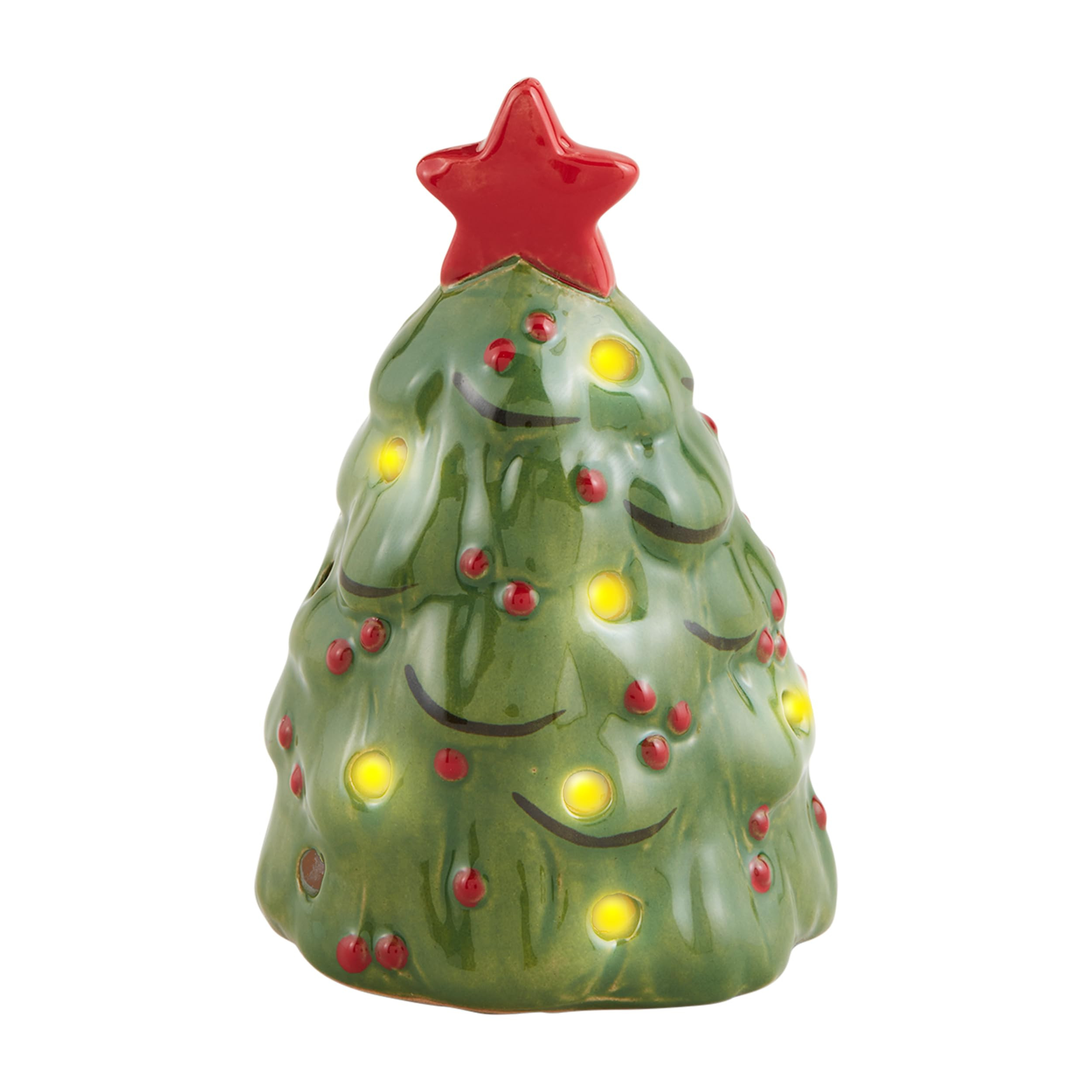 Mud Pie Light Up Tree Sitter; 4 1/2" x 2 3/4" Dia | Amazon (US)