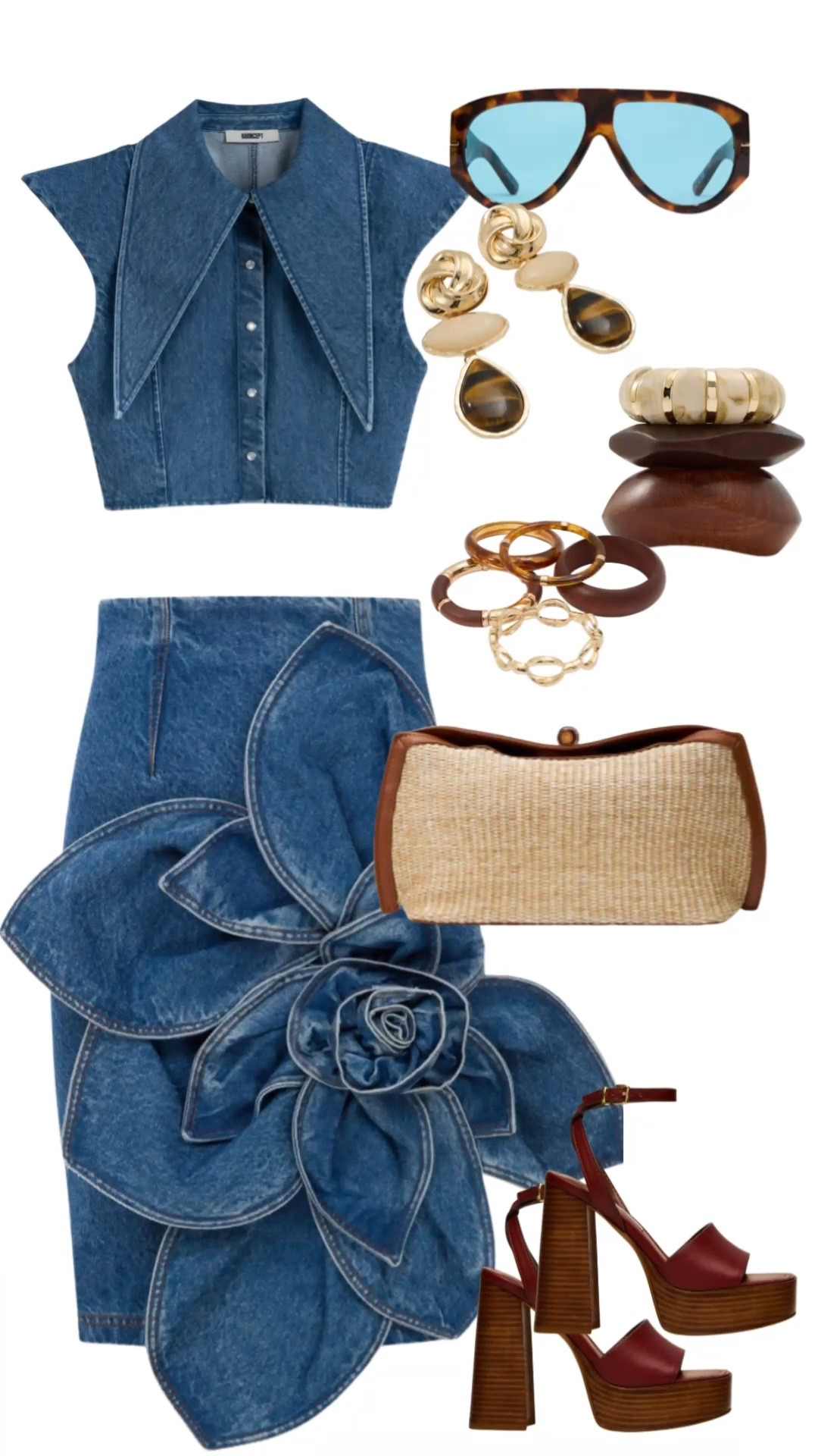 If I’m going to wear a Canadian tuxedo, best believe it’s turning heads 🔥  

This denim moment was inspired by this gorgeous skirt from K-Koncept—and yes, the top is from them too (because when it works, it WORKS 👏🏾).  

I pulled it all together with accessories from Aldo, shoes from Steve Madden, and the perfect finishing touch—a chic purse from Tuckernuck.  

Effortless, elevated, and definitely not your basic denim look 💁🏽‍♀️✨  

#LTKStyle #LTKFashion #LTKOver40 #StyleOver40 #FashionOver40 #DenimOnDenim #CanadianTuxedo #SpringStyle #EffortlessStyle #ElevatedStyle #BlackWomenInFashion #FashionInspo #OOTDInspo #StyleInfluencer #WardrobeGoals #ChicS

#LTKOver40 #LTKBeauty #LTKootd