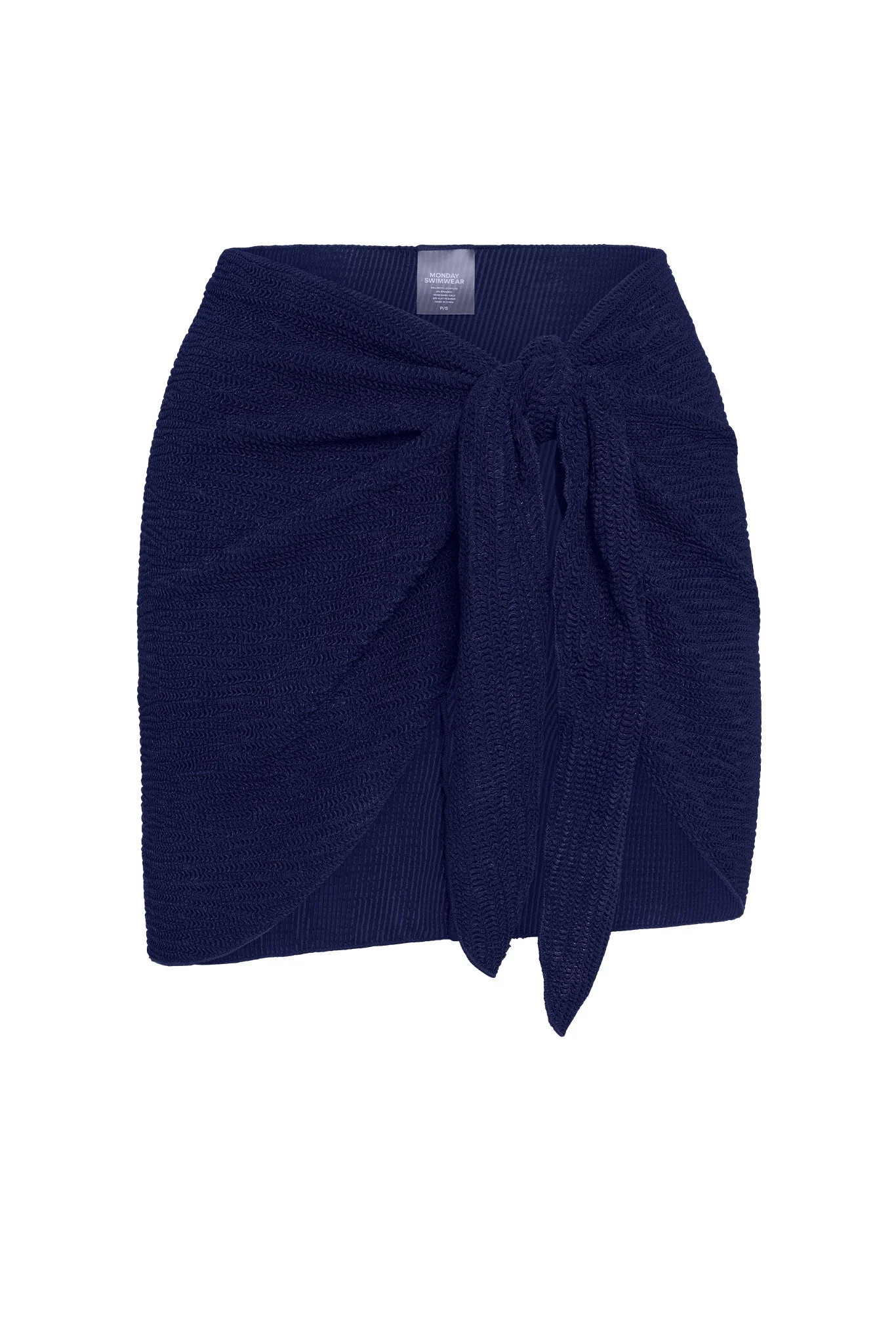 St. Barth's Skirt - Midnight Crinkle | Monday Swimwear