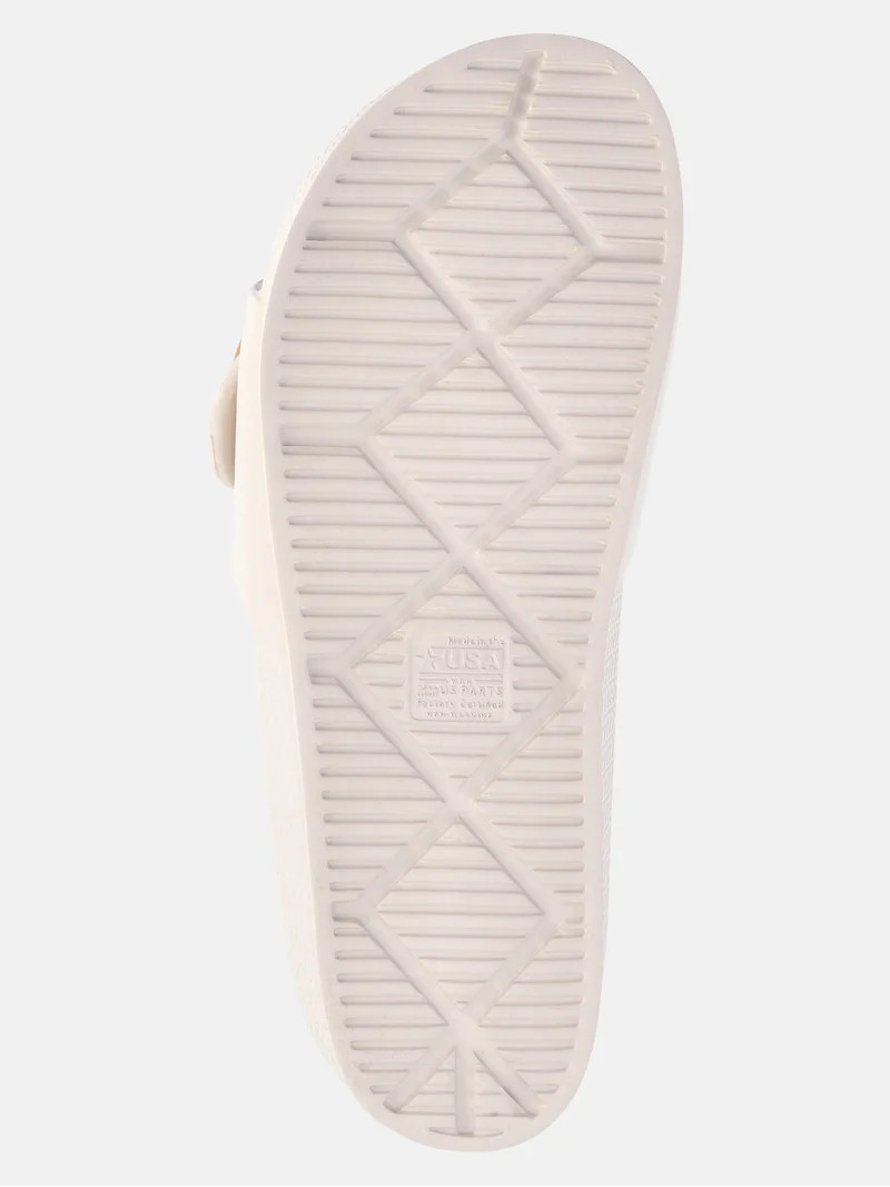 Time and Tru Women's One Buckle EVA Sandals | Walmart (US)