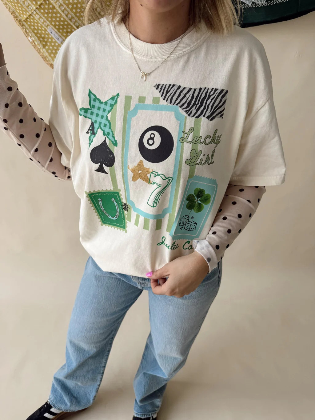 Lucky Girl Tee | Nickel and Suede