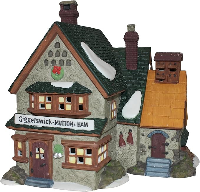 Heritage Village Collection; Dickens Village Series: "Giggleswick Mutton and Ham" #58220 by Depar... | Amazon (US)