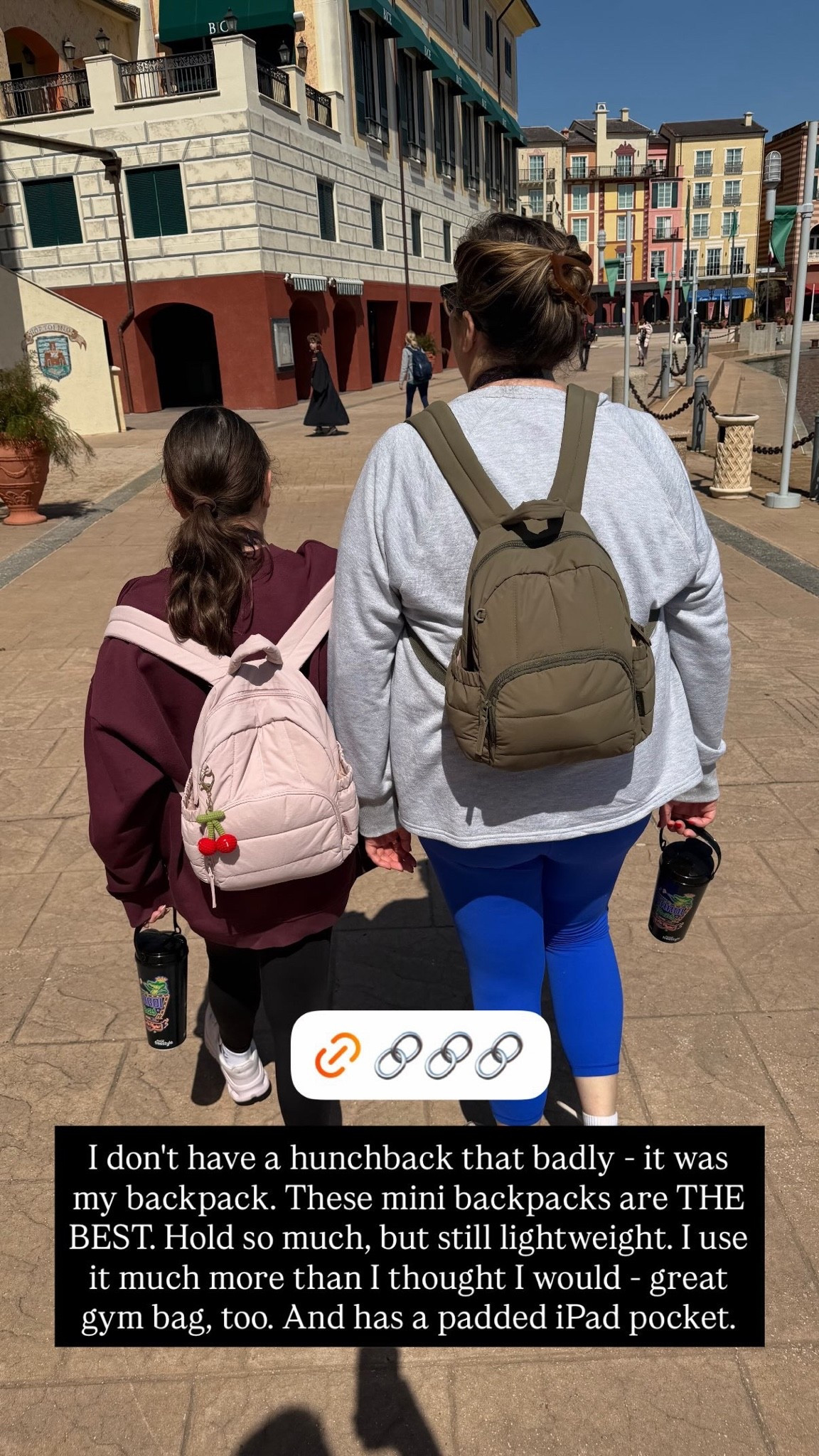 This mini backpack was perfect for our amusement park trip to Cedar Point (Midwesterners, iykyk). It’s lightweight, cute, and even has a padded pocket for my iPad. I also like using it as a gym bag!

#LTKTravel #LTKmomlife #LTKActive