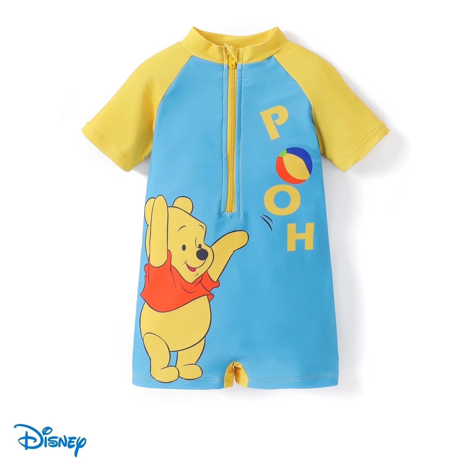 Disney Winnie the Pooh Baby Boys Girls Swimsuits Zipper Rash Guard One Piece Bathing Suit Sizes 0... | Walmart (US)