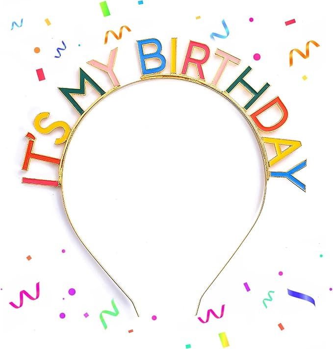 Birthday Crown Birthday Headband, It's My birthday Headband for Women and Girls Decorations, Grea... | Amazon (US)