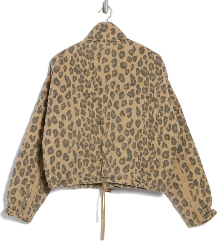 BLANKNYC Leopard Print Quilted Jacket | Nordstromrack | Nordstrom Rack
