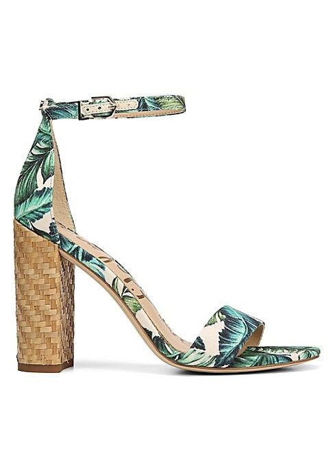 Wallpaper Palm Print Sandals | Saks Fifth Avenue