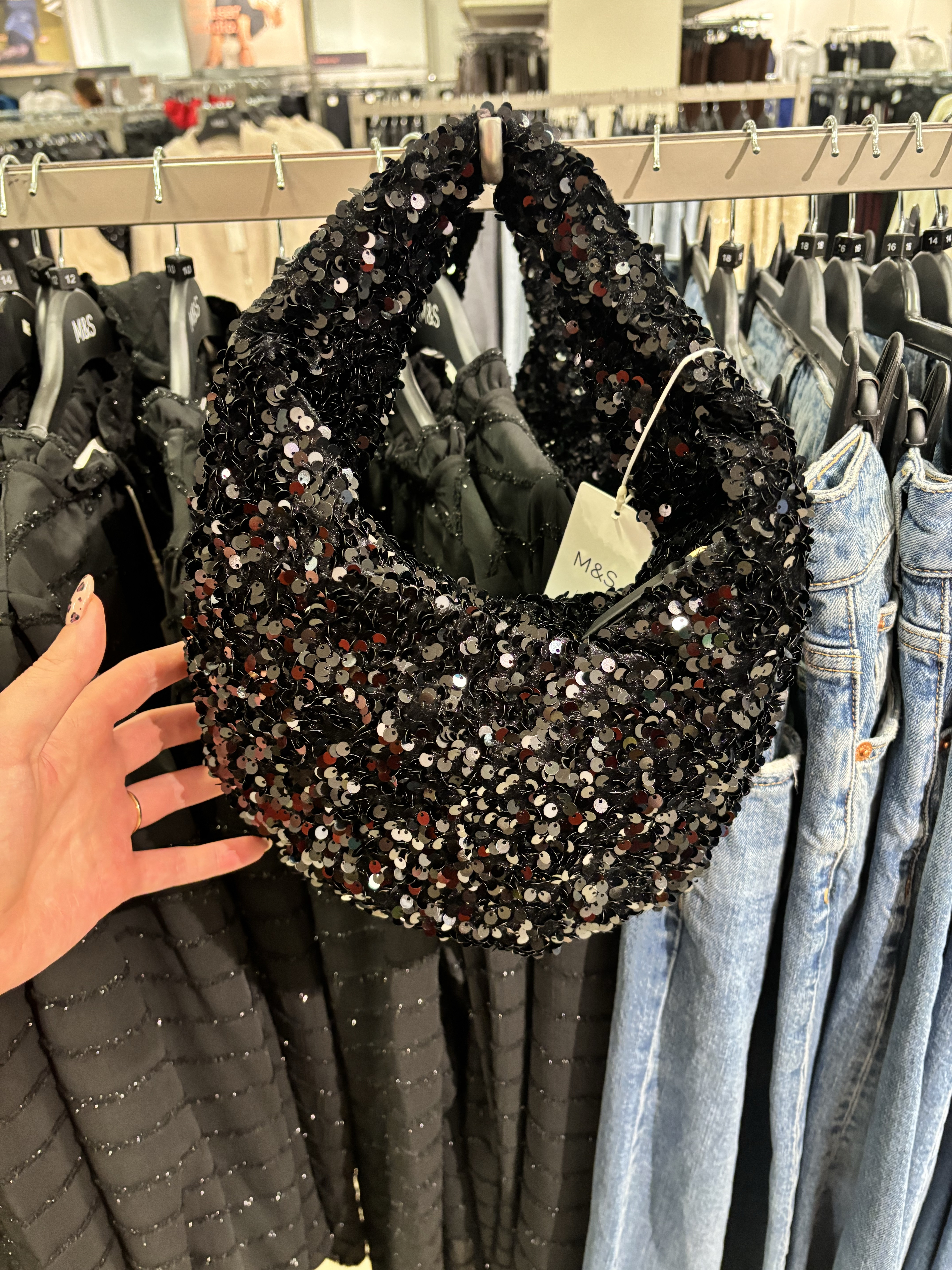 The perfect party bag 🖤

#LTKuk #LTKwinter #LTKeurope