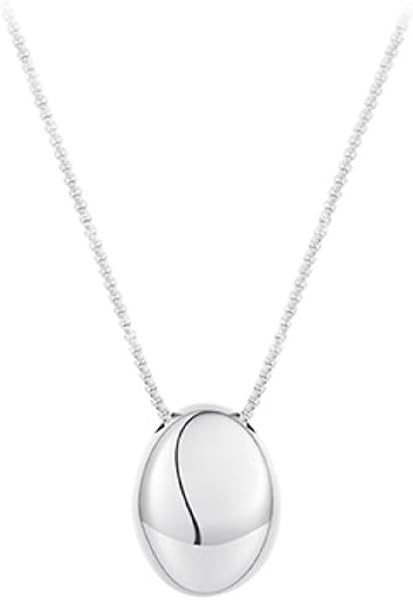 ADAJURI Pebble Pendant Larait Necklace For Women | Waterproof Dainty Matinee Small Waterdrop Pull... | Amazon (US)