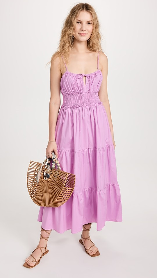 Wisteria Tiered Midi Dress | Shopbop
