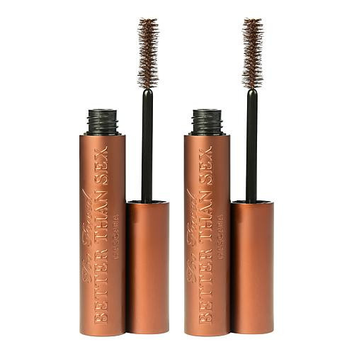 Too Faced Better Than Sex Chocolate Mascara 2-pack | HSN