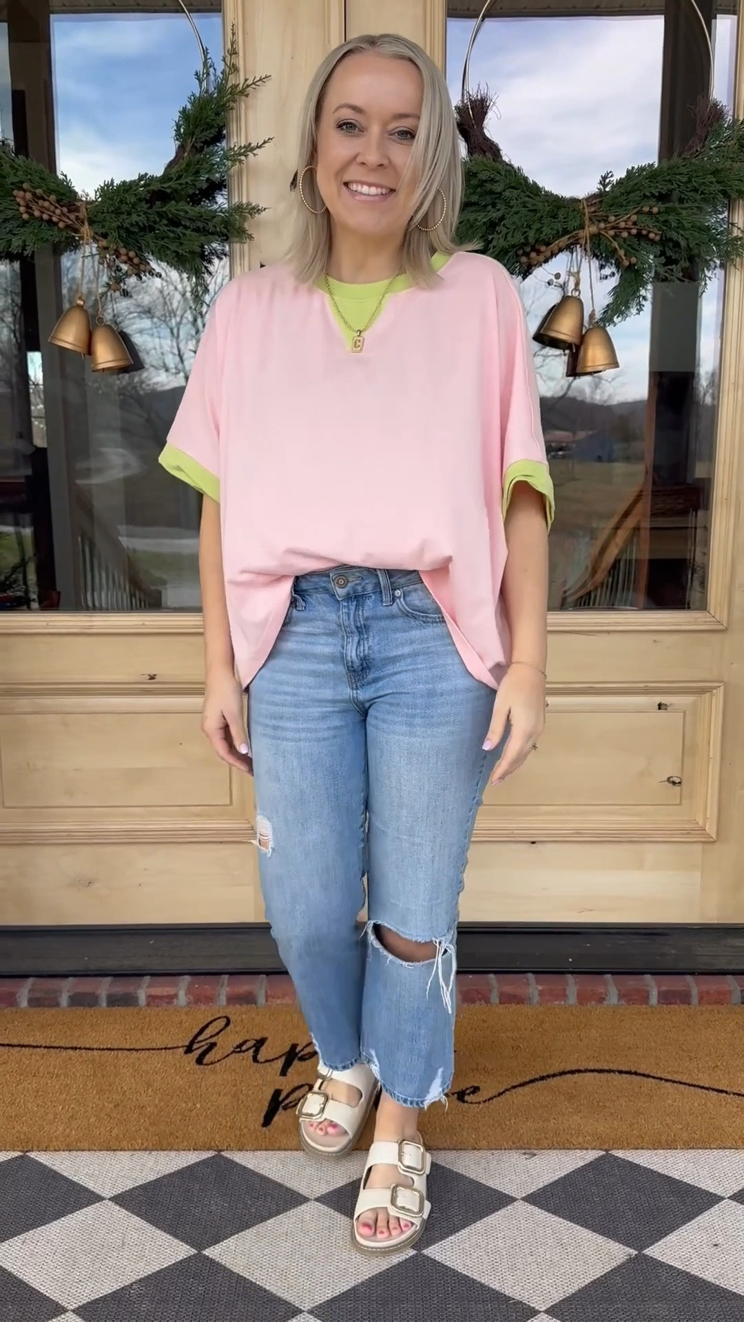 $9 color tee 🙌🏻 
So many colors! 
Pair it up with jeans and my favorite sandals from Target 🎯 

#LTKBaby #LTKSpringSale #LTKSeasonal