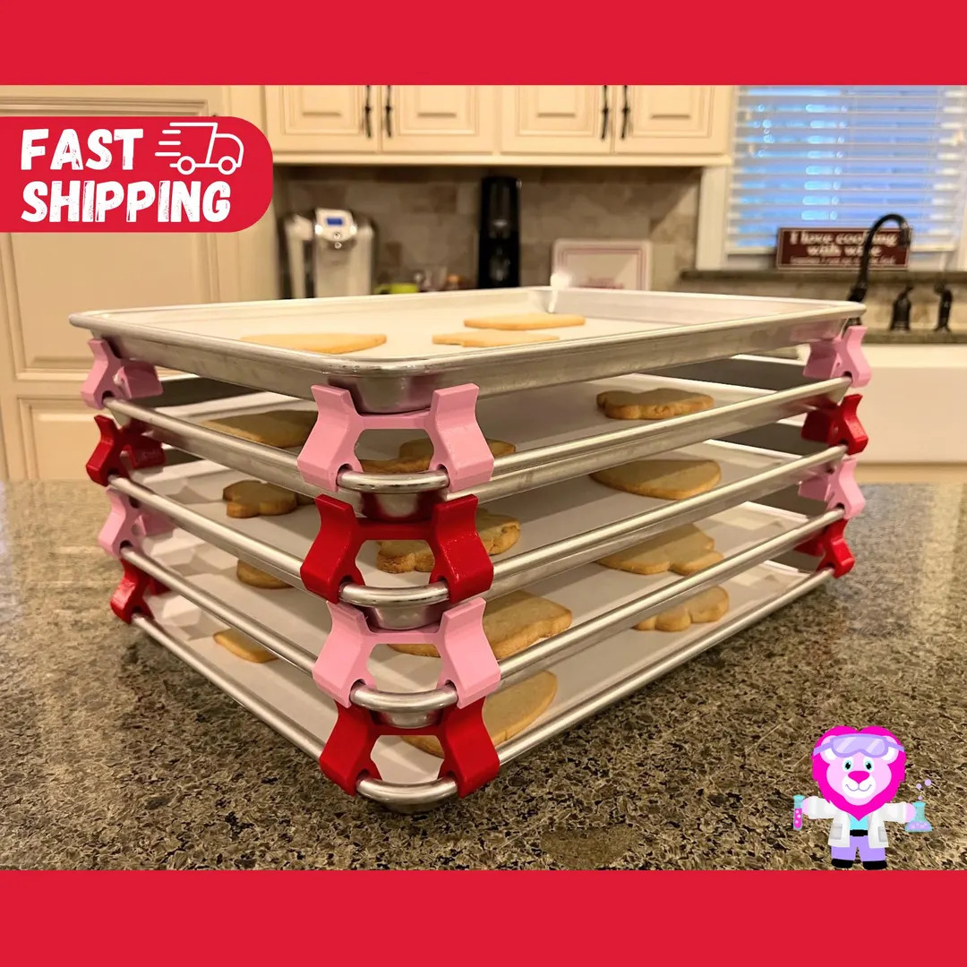 baking sheet dividers baking sheet organizer baking gifts tray stacker gift for cookie baker baki... | Etsy (US)