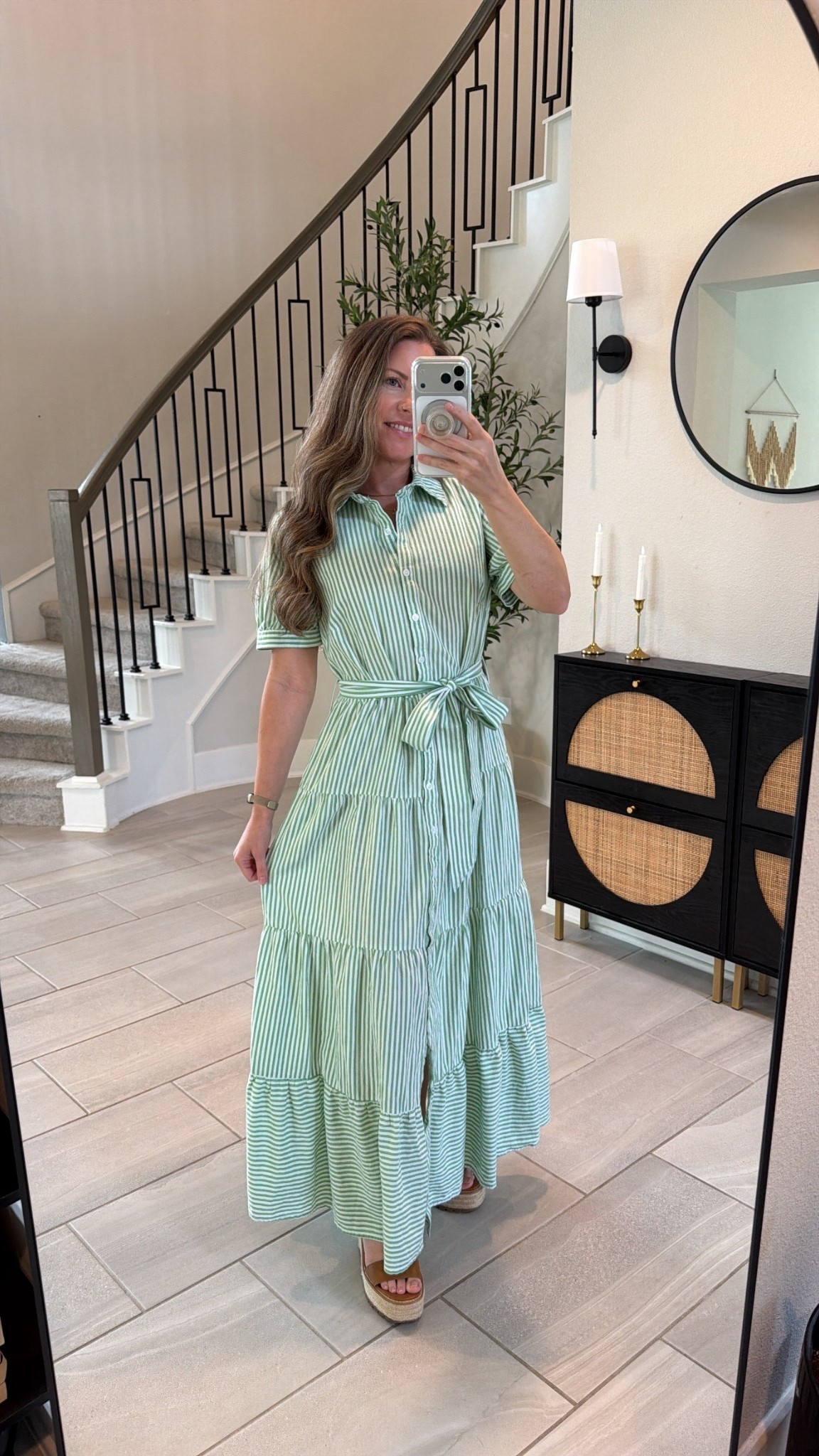 100% cotton dress and it has pockets 👏🏼 wearing my true size, small. 

#LTKSaleAlert #LTKPetite #LTKootd