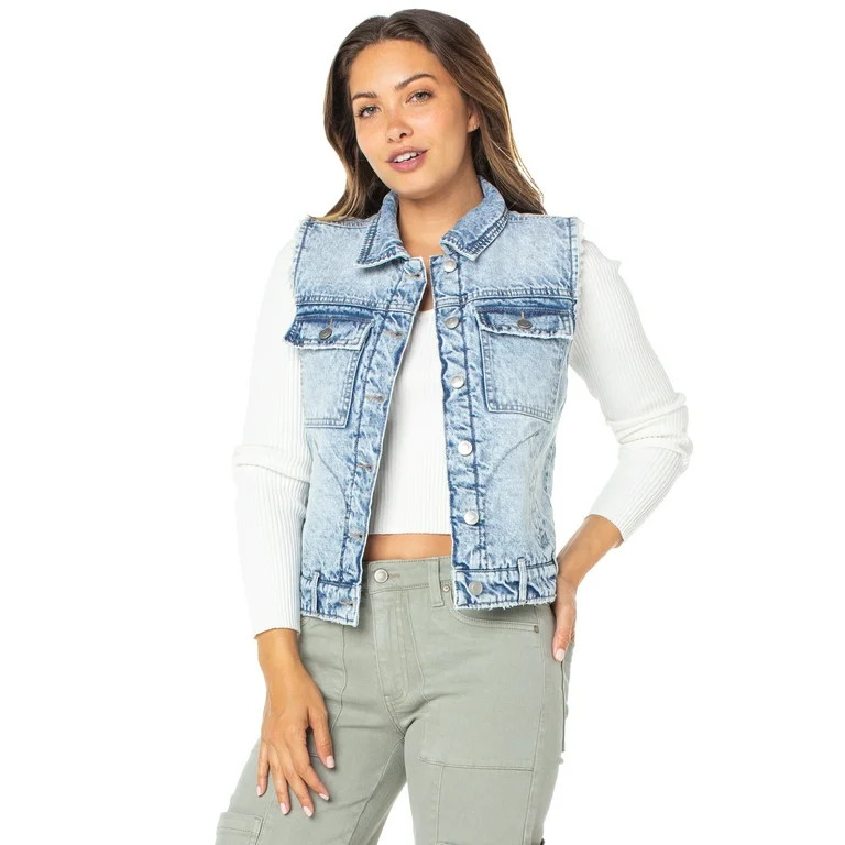 Celebrity Pink Juniors Sherpa Vest | Walmart (US)