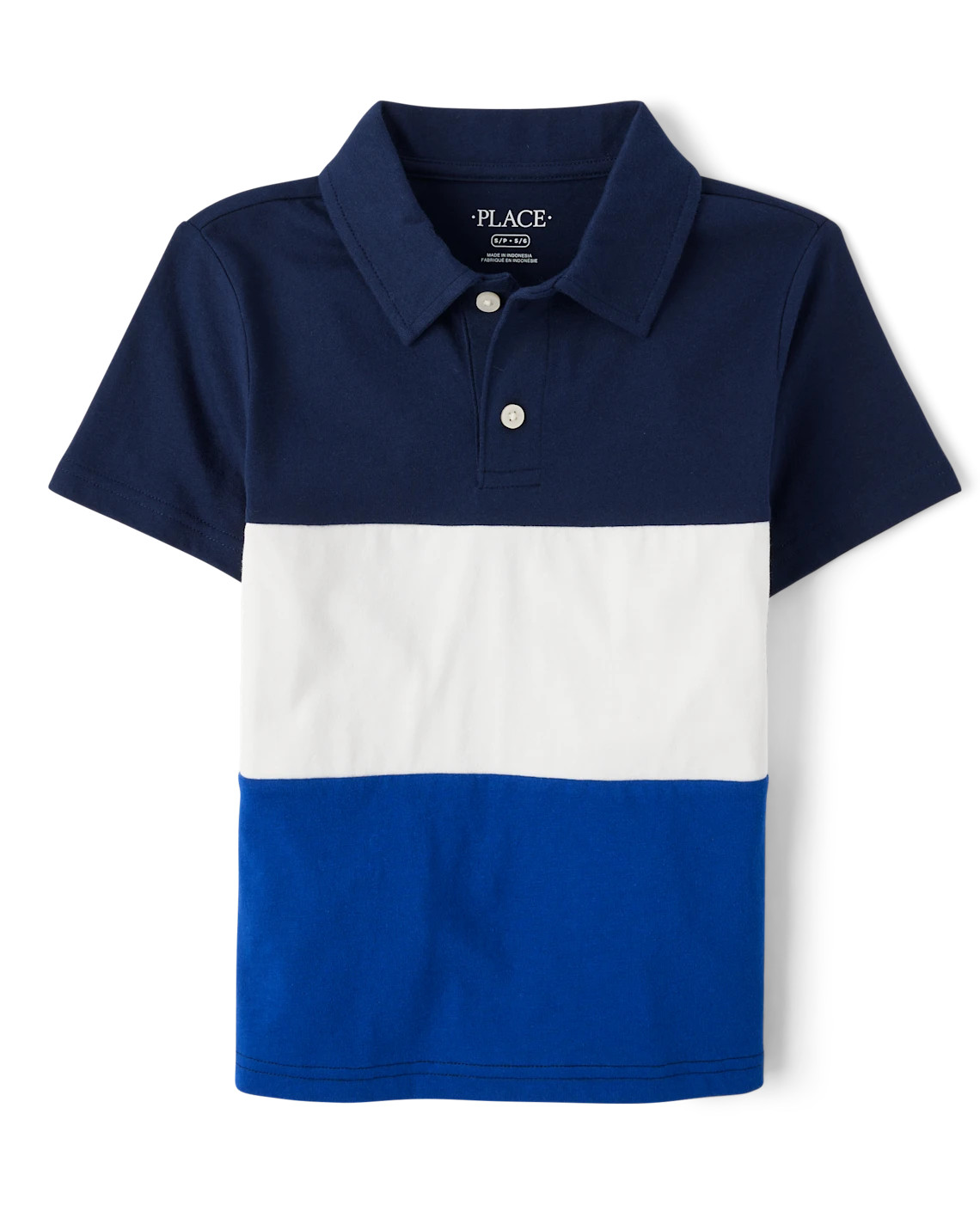 Boys Colorblock Polo - blue | The Children's Place