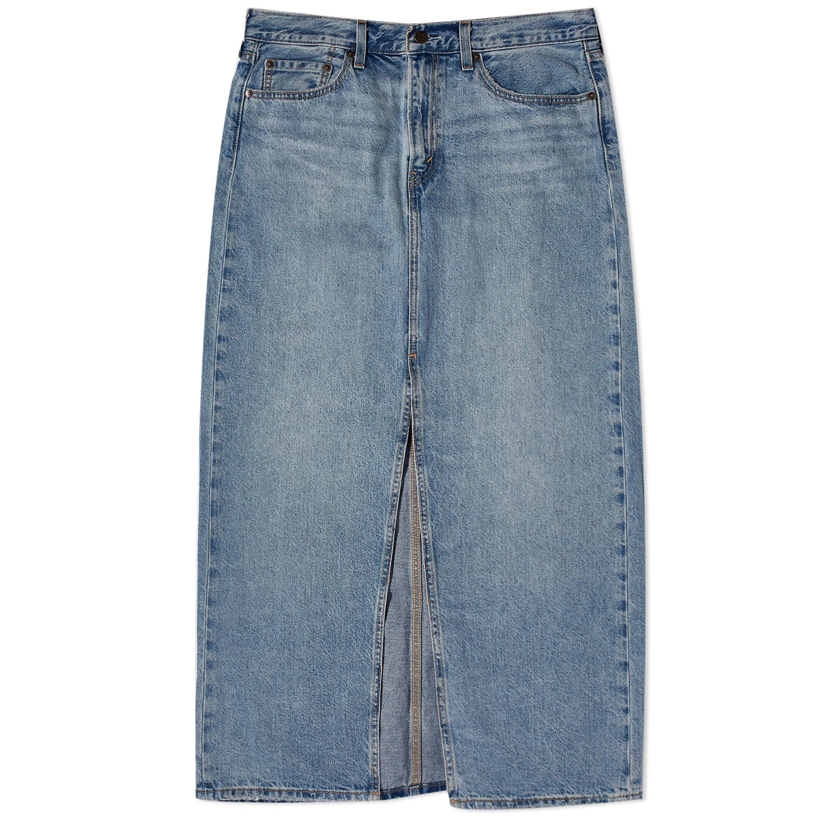 Levi's Women's Levis Vintage Clothing Ankle Column Skirt in Please Hold, Size 32"" | END. Clothing