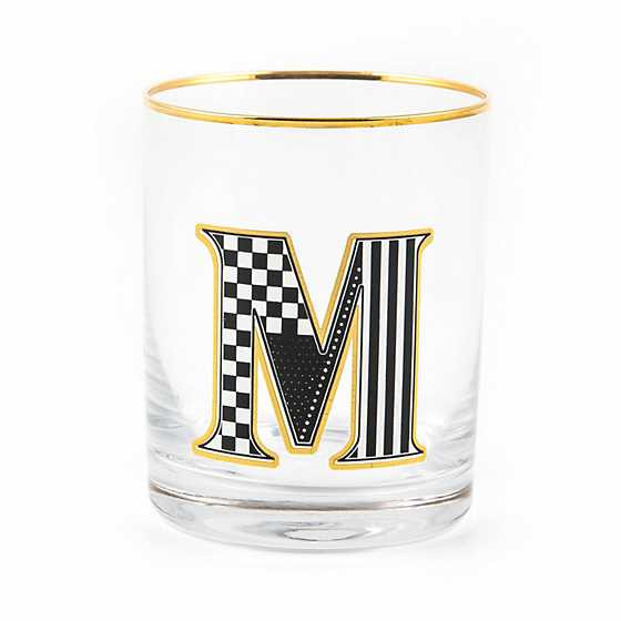 Monogram Tumbler - M | MacKenzie-Childs