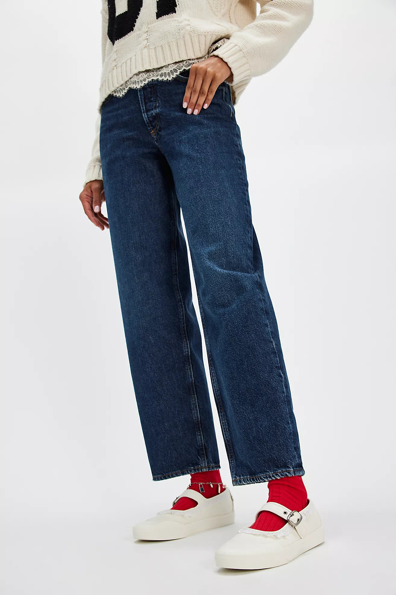 Vans Ruffle Mary Jane Sneakers | Free People (Global - UK&FR Excluded)