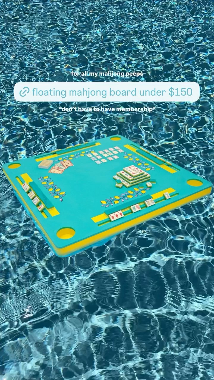 // *don’t have to have membership* for all my mahjong peeps: just ordered this yesterday and I’m so excited 🤍☀️💦🐟🍦🀄️ //

#LTKdayinmylife #LTKSeasonal #LTKSwim