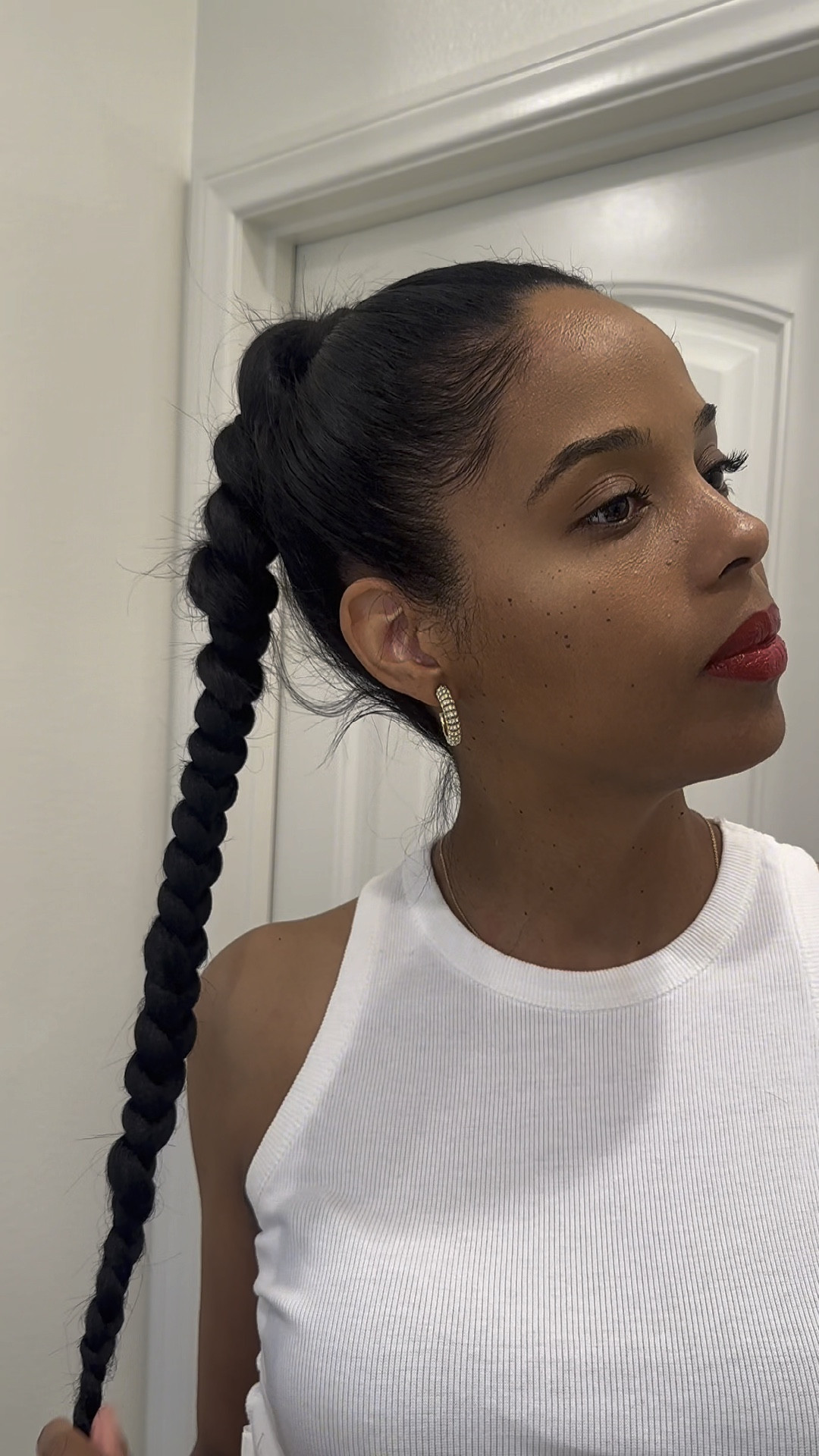 Channeling summer vibes with this high braided ponytail ☀️🌸 The key to this look was moisturized and sleek hair so I started with Virtue’s Restorative Treatment Mask and finished the look with @t3micro Stylemax Flat Iron to get my hair as smooth as possible! 

#LTKVideo #LTKGiftGuide #LTKBeauty