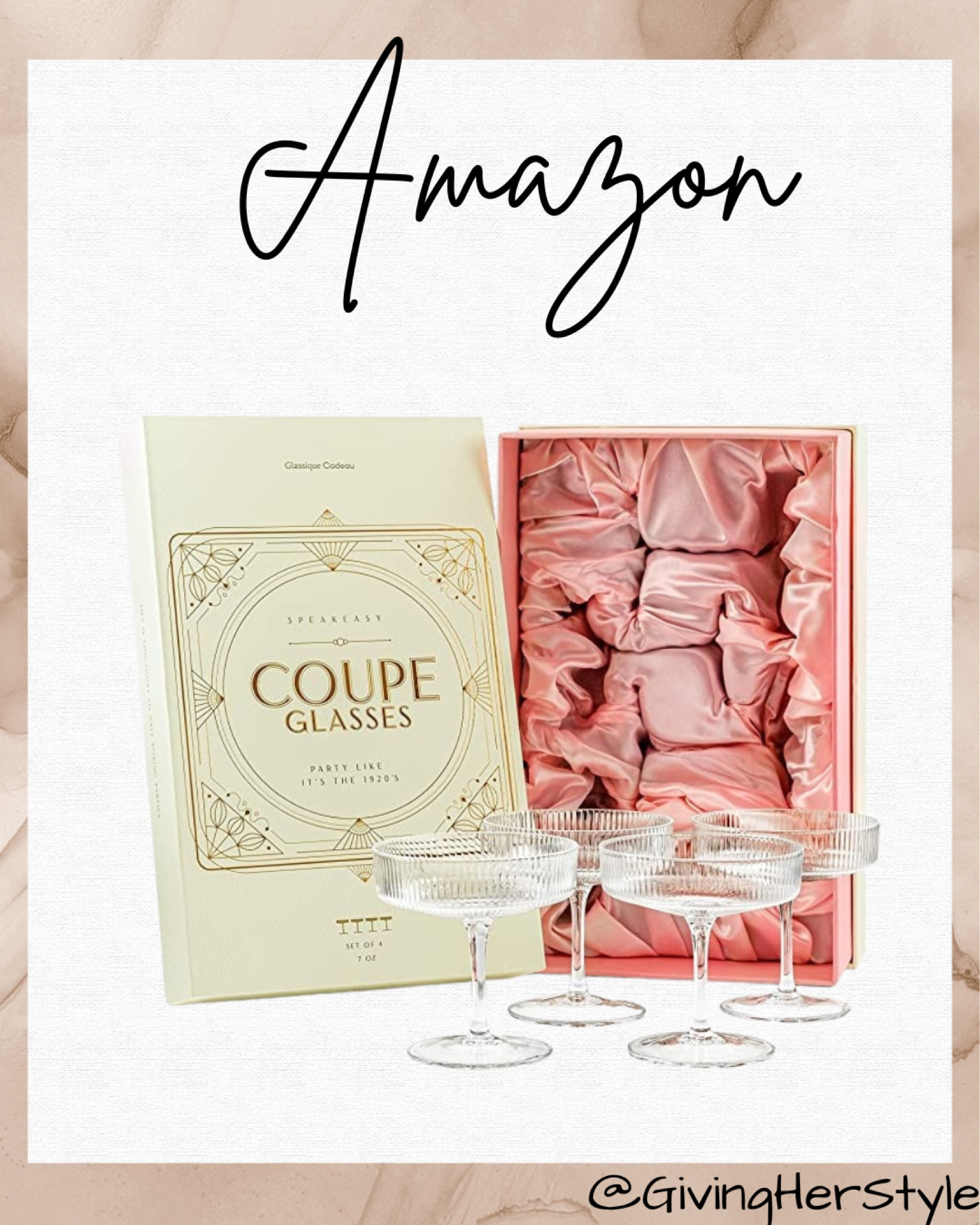 Gift idea from Amazon! 

Wine glass. Cocktail glass. Fancy glasses. Coupe glasses. TikTok trends. Viral TikTok. Bar cart. Gift guide for millennials. Gift guide for her. Gift guide for mom. Gift guide for hostess. Gift guide for daughter. Gift guide for sister. Gifts for daughter. Gifts for sister. Gifts for mom. Gifts for in-laws. Gifts for mother in law. Gifts for sister in law, gifts for friends. 2022 gift guides. Amazon gifts. Amazon gift guide. 2022 amazon gift guide. Amazon. Amazon prime, amazon finds, amazon kitchen. Kitchen, home. Amazon home. TikTok trends. Viral. Cocktail, wedding shower gift. Best of amazon. Best of amazon prime. Amazon favorites. 2022 gifts. 2022 gift ideas. Best sellers 2022. Best gifts of 2022. 2022 gift best sellers. 
#gifts #giftguide #amazon #wineglasses #giftsforher

#LTKHoliday #LTKunder100 #LTKhome