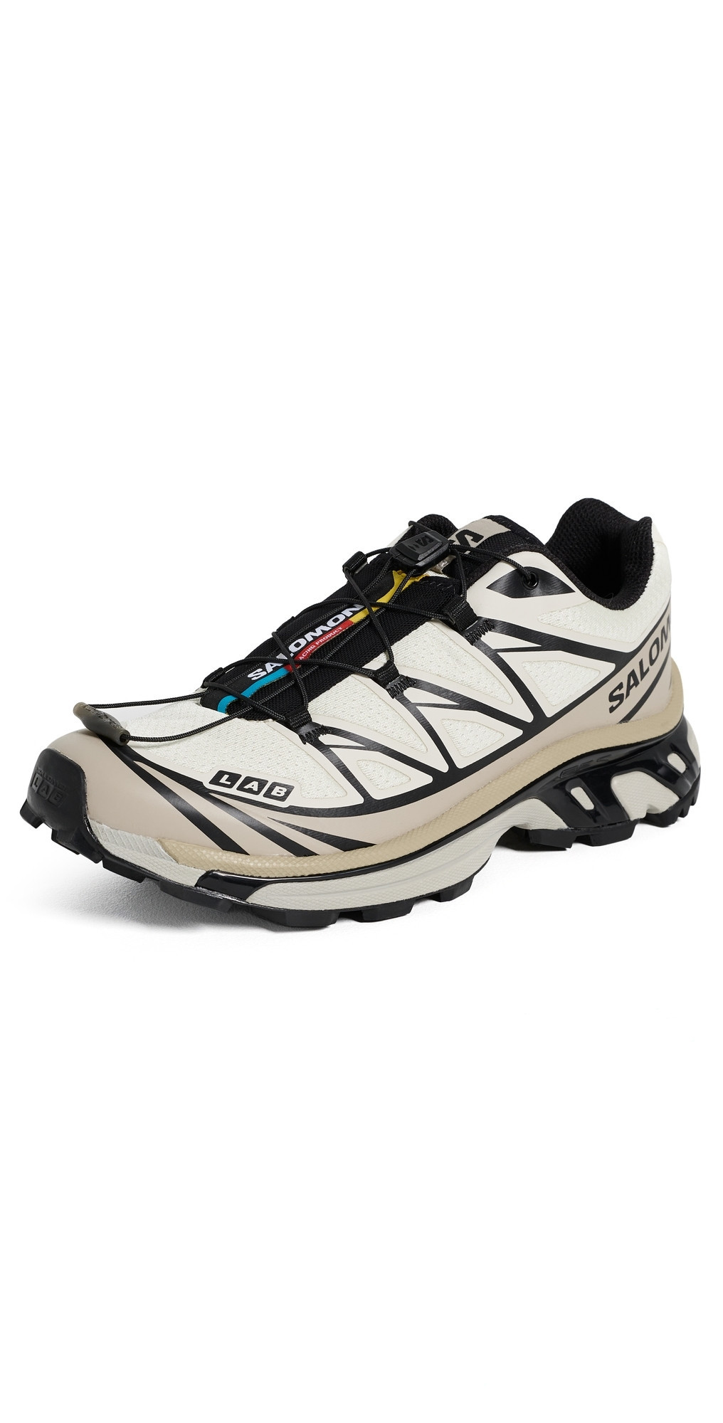 Salomon XT-6 Sneakers Vanilla Ice/Black/Silver Cloud M 9/ W 10 | Shopbop
