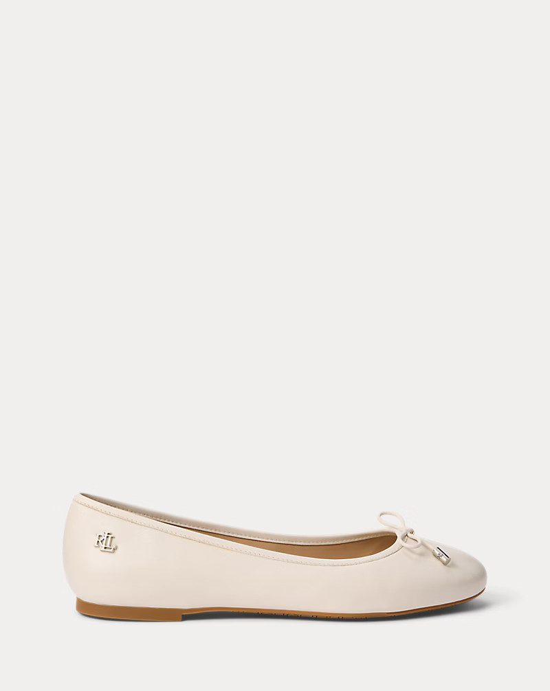 Jayna Nappa Leather Flat | Ralph Lauren (UK)