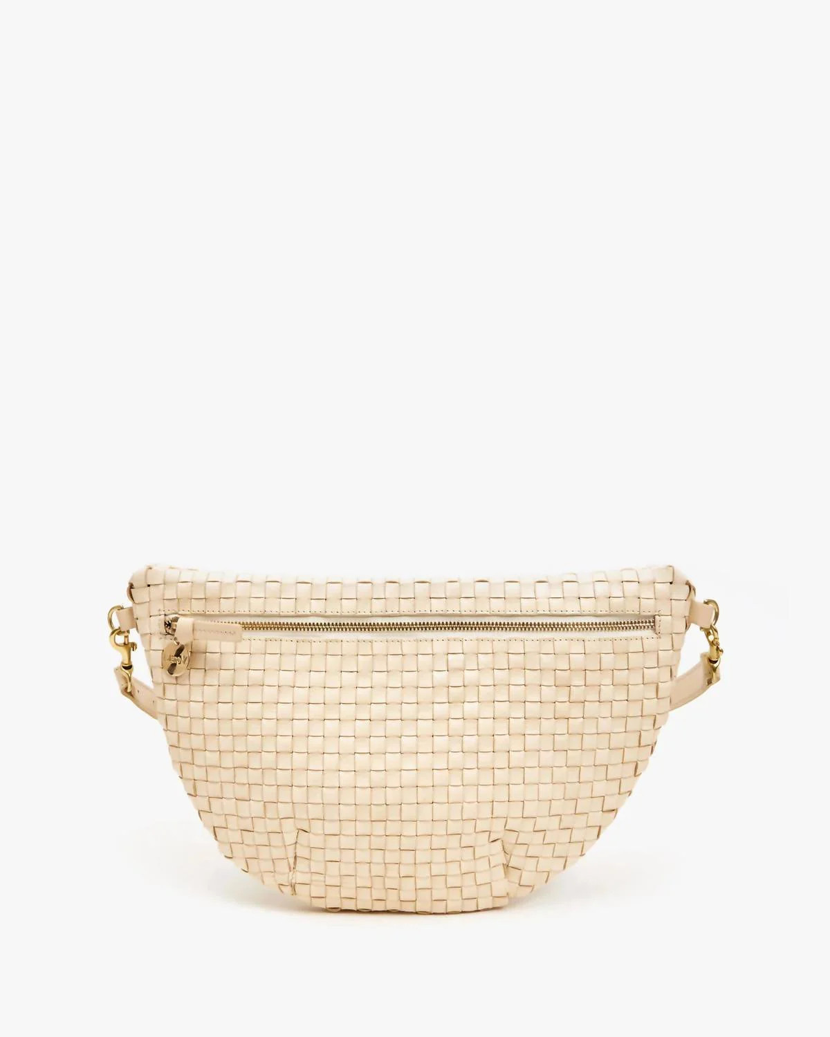 Woven Grande Fanny In Cream | Shop Simon